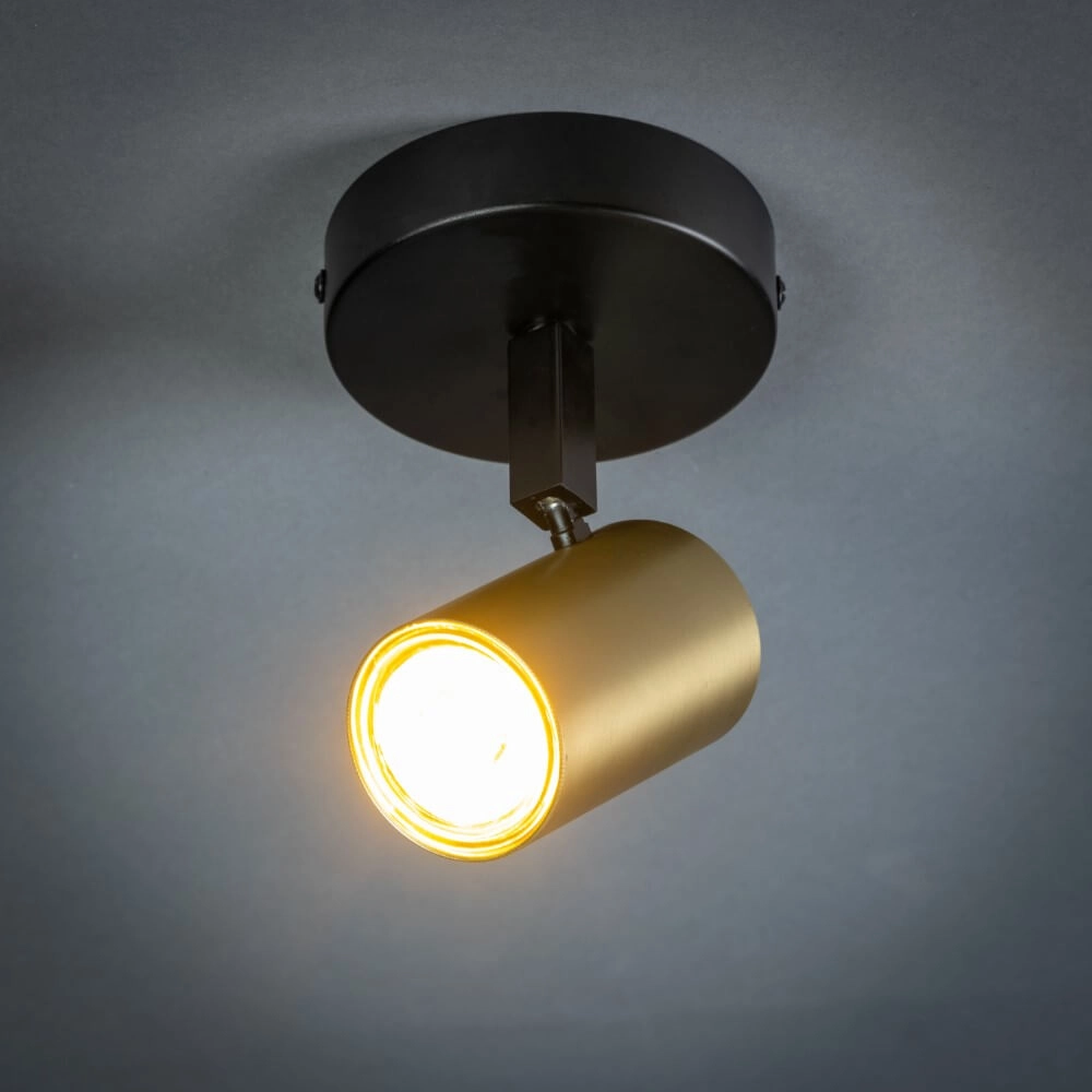 Enkele opbouwspot The Common zwart met goud ETH 8720195304289