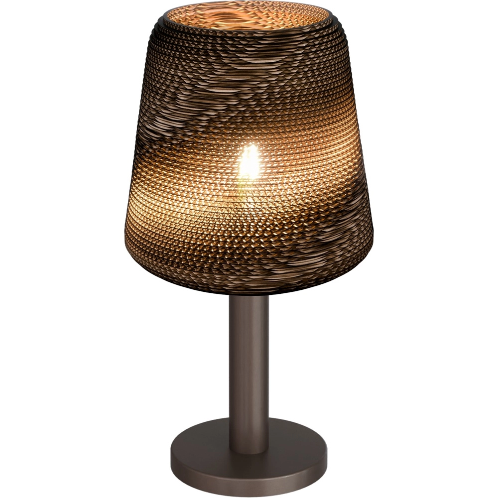 Tafellamp Carta Moody Ø 34cm Think Paper kap - cacao