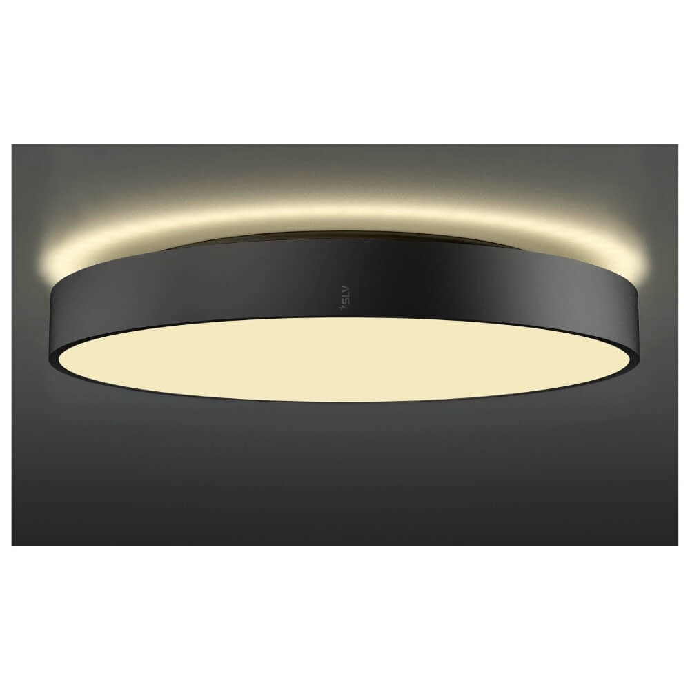 Plafondlamp / Hanglamp Medo Pro 60 zwart - CCT - 110g - Ø 60cm SLV 4024163276832