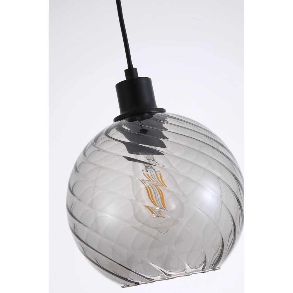 Hanglamp Radiance enkel zwart Searchlight 5053423305769