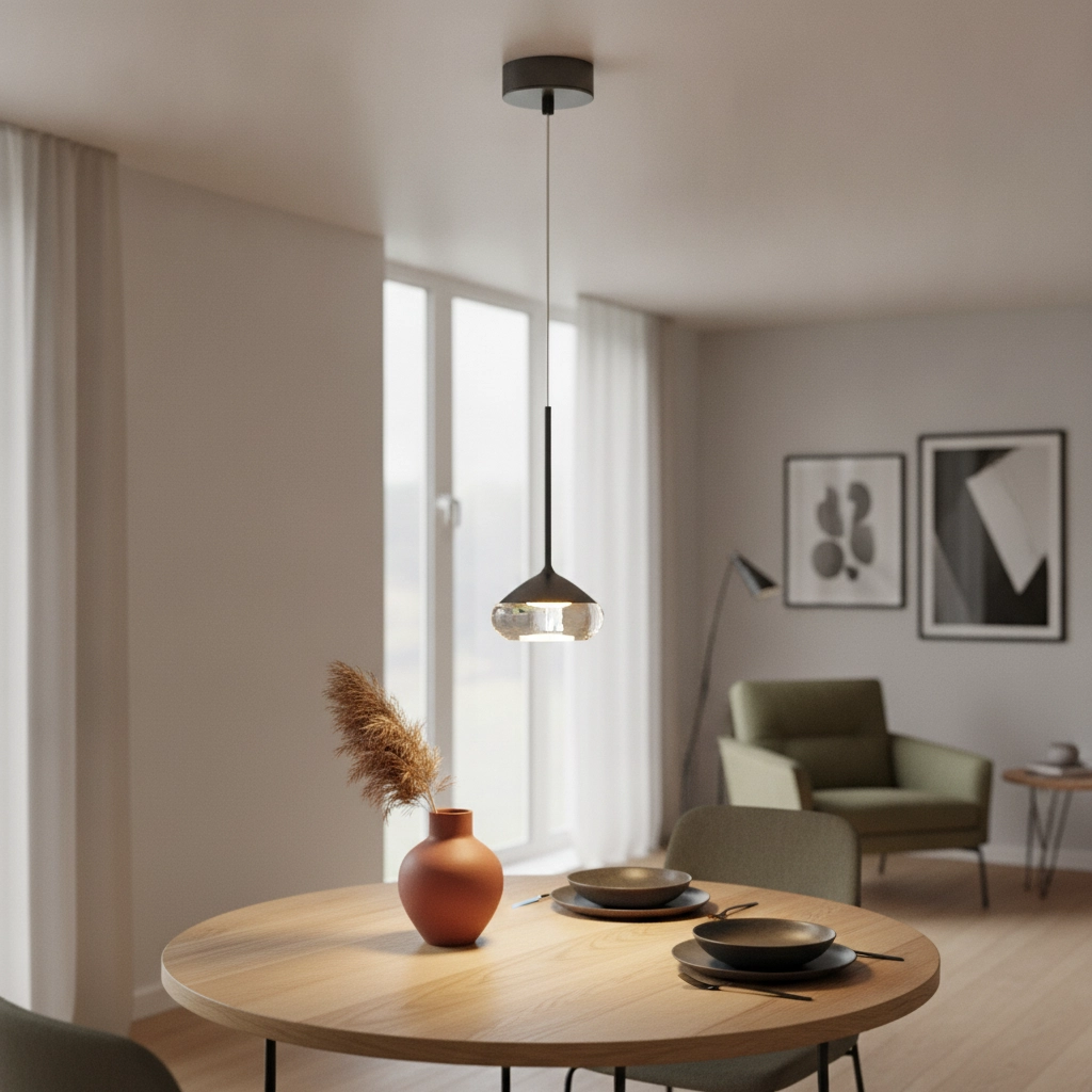 Design hanglamp Phoenix gun metal Ø 11,6cm