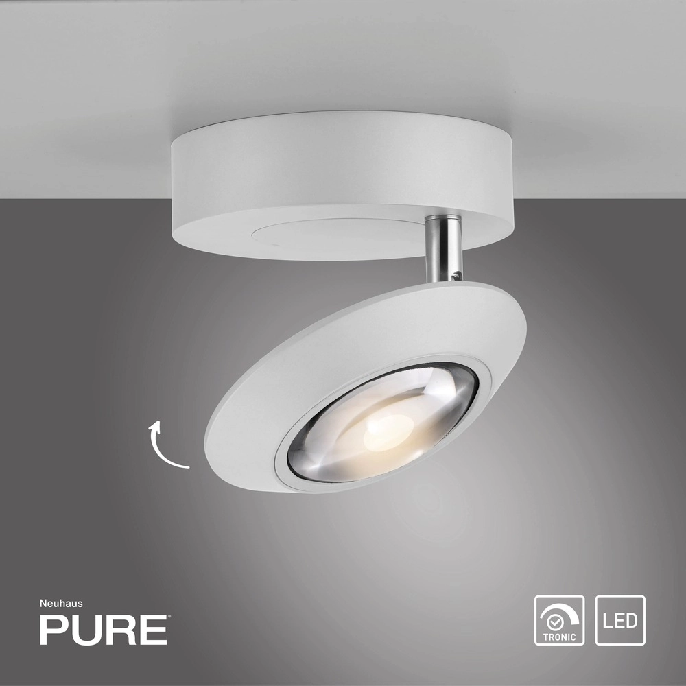 Led plafondspot Pure Oculis wit Paul Neuhaus 4012248397046