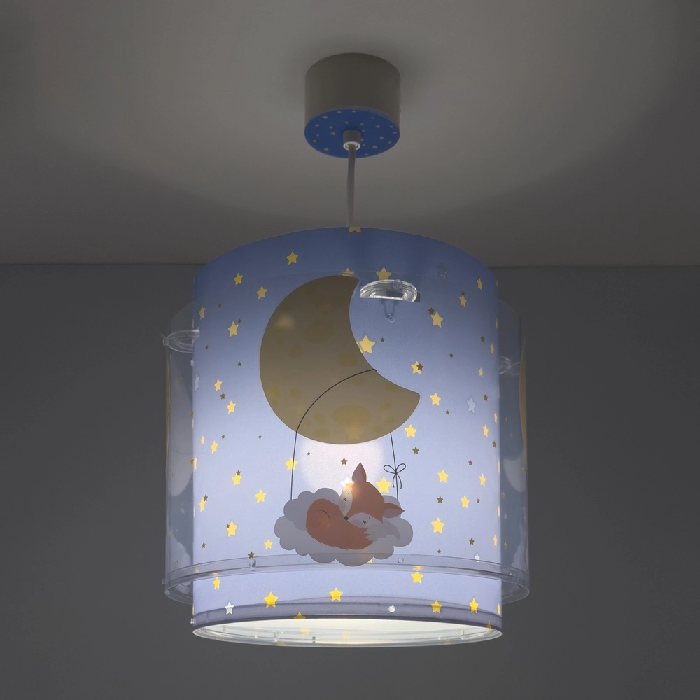 Kinderkamer hanglamp Moon Dreams blauw Dalber 8420406766324