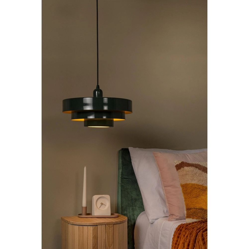 Design hanglamp Runa groen Ø 35cm Lucide 5411212212214
