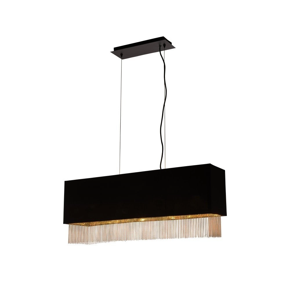 Zwarte hanglamp Fringe
