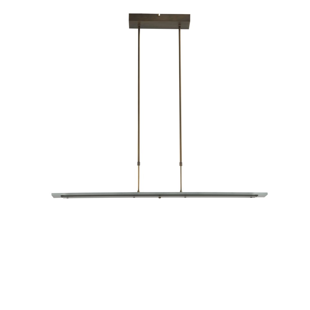Hanglamp eettafel - kantoor Vigo 100cm bruin Hanglamp eettafel - kantoor Vigo 100cm bruin