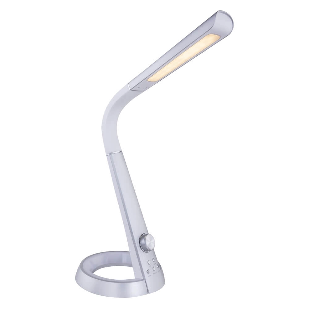 Bureaulamp Mitti zilvergrijs Globo 9007371384716