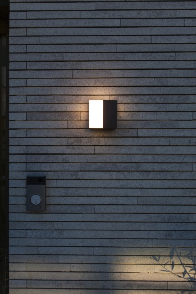 Wandlamp Domino design grijs Lutec 6939412018140