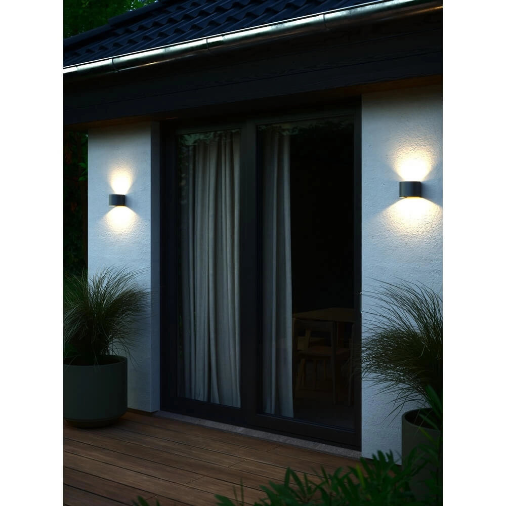 Ronde opbouwspot Milda antraciet Nordlux 5704924017742