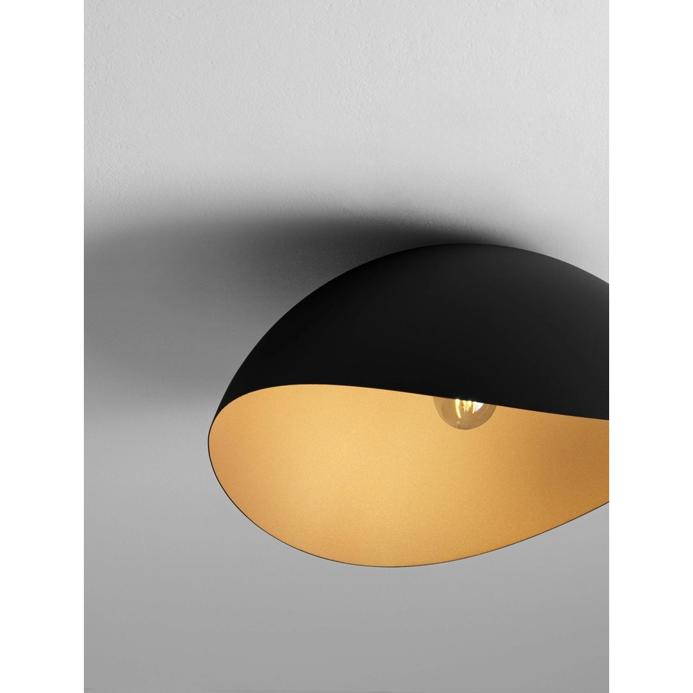Plafondlamp Opsi zwart met goud Ø 50cm Lyora 5212017457998