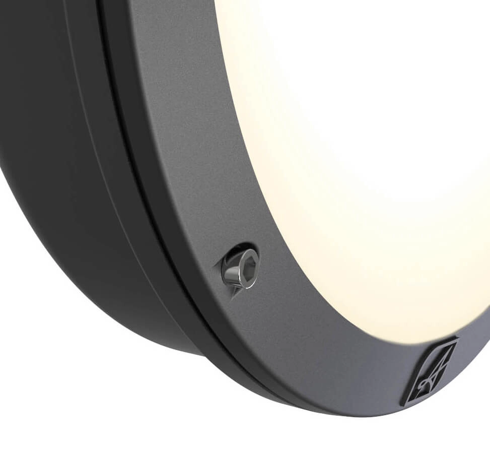 Ronde muurlamp Gevel Franssen 5056144227587