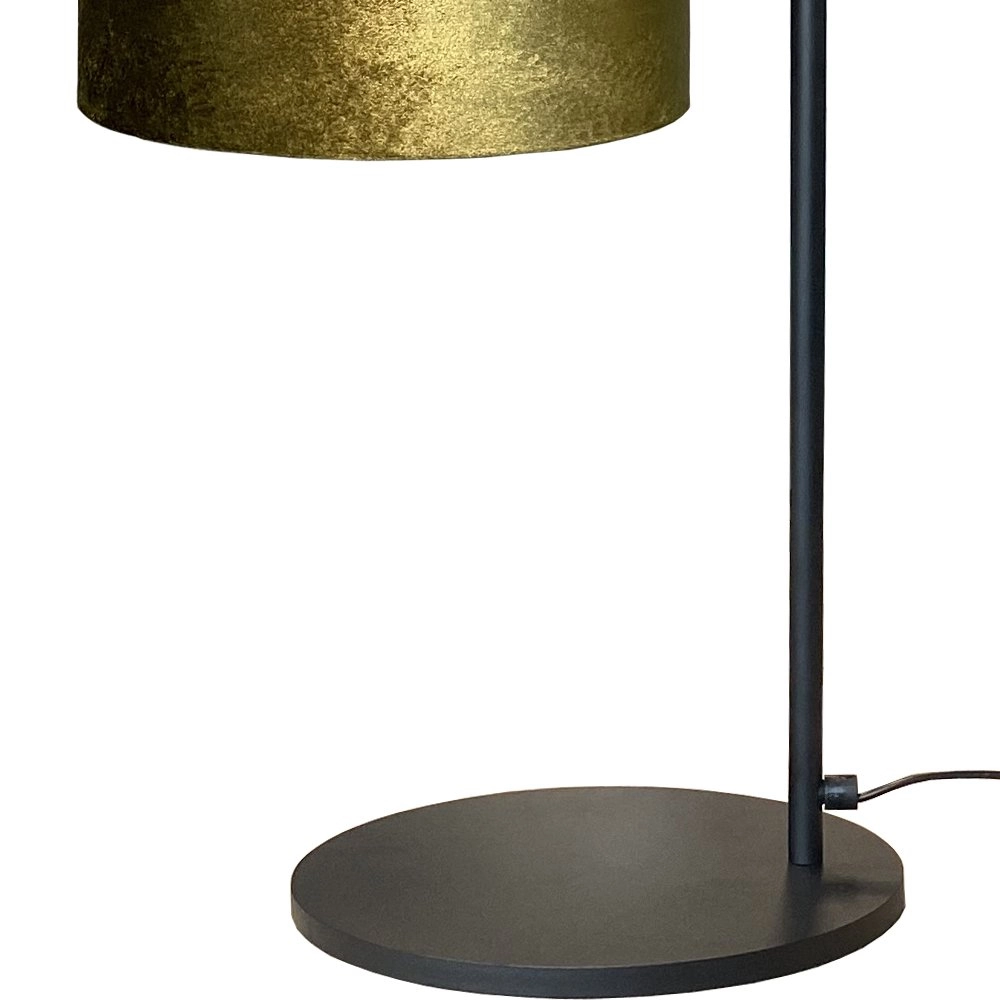 Tafel Schemerlamp Venus met olijfgroene lampenkap Masterlight 8718121251271