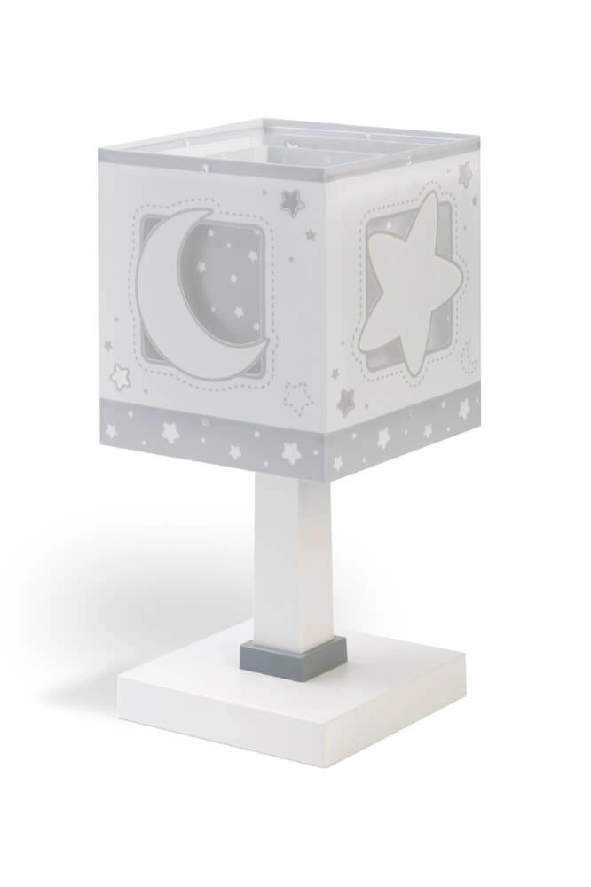Kinderkamer tafellamp Moonlight soft grijs