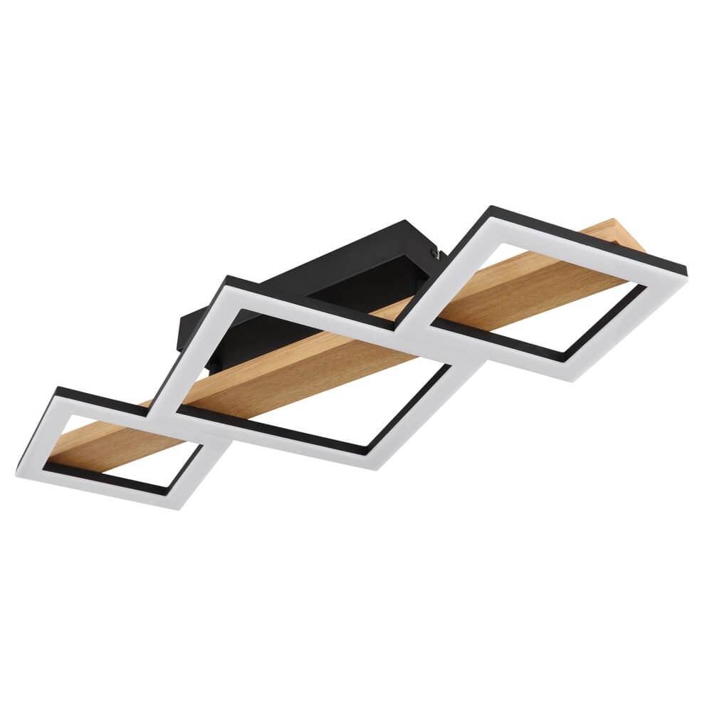 Moderne plafondlamp Dustin zwart 66cm Globo 9007371448104