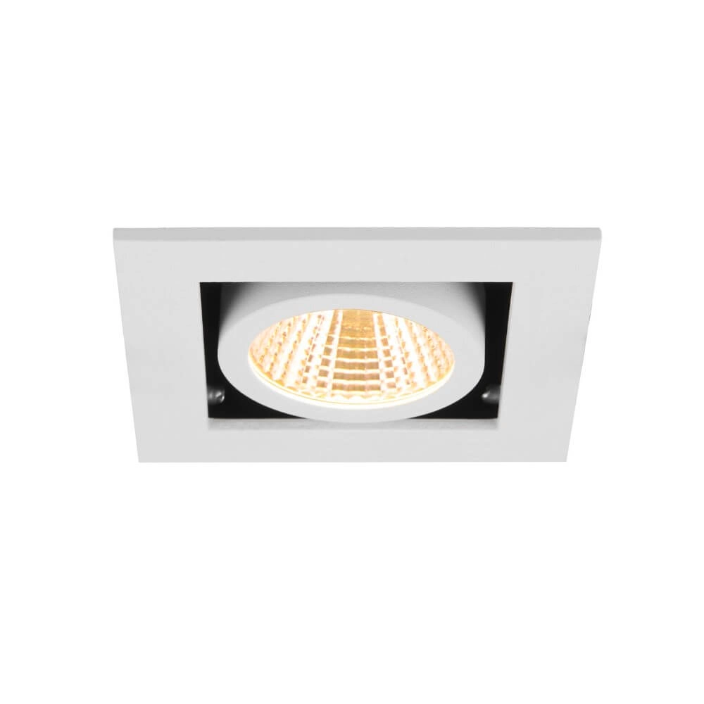 Vierkante led inbouwspot Kadux Single 1x Led - wit - 3000K SLV 4024163279314