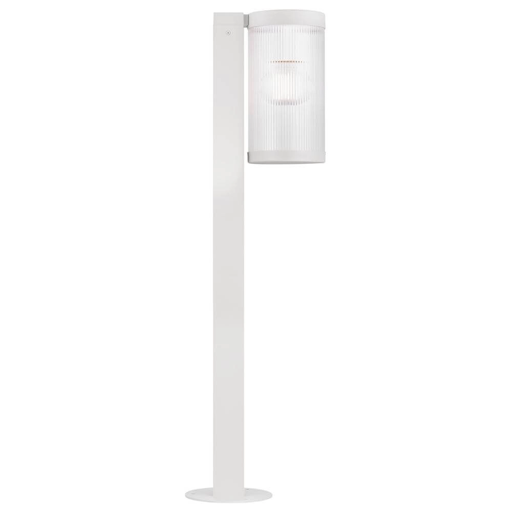Glazen tuinlamp Coupar wit