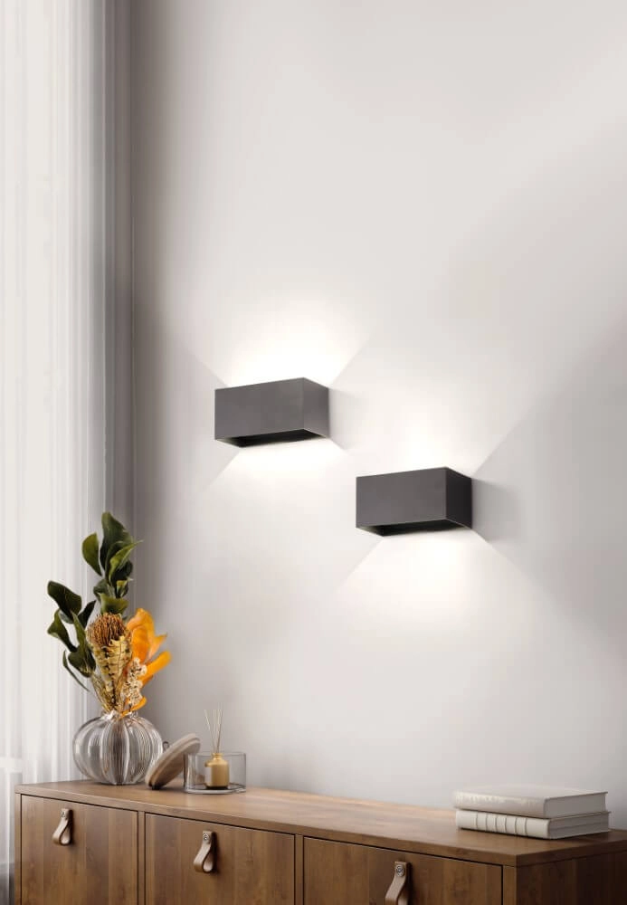 Led wandlamp Wallo zwart Fischer & Honsel 4003694305167