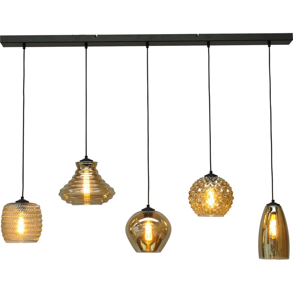 Glazen hanglamp Quinto 5