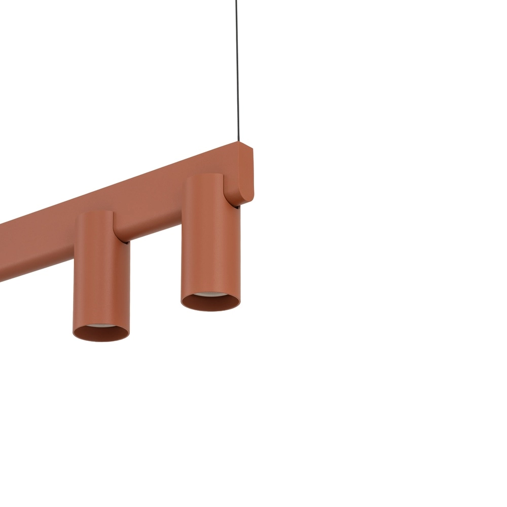 Design hanglamp Fourty 8-lichts terracotta Lyora 5903139124249