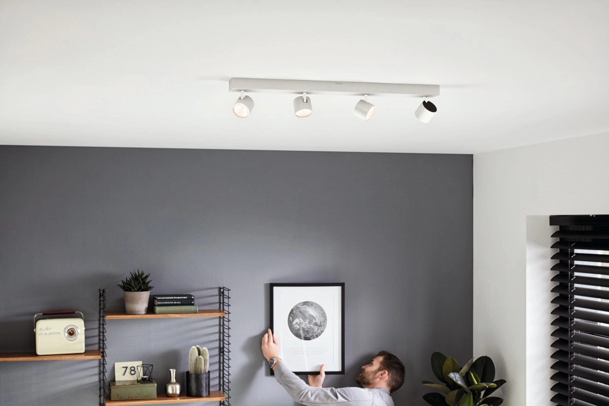 Spotlamp Star 4-lichts wit Philips 8718696154656