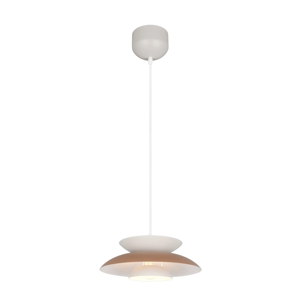 Hanglamp design Amarila mokka bruin Ø 40cm Trio 4017807682779