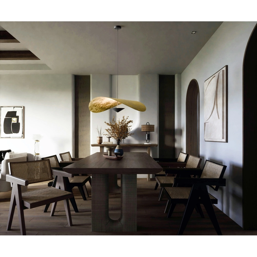 Ø 90cm led hanglamp Lente bladgoud Masterlight 8718121389318