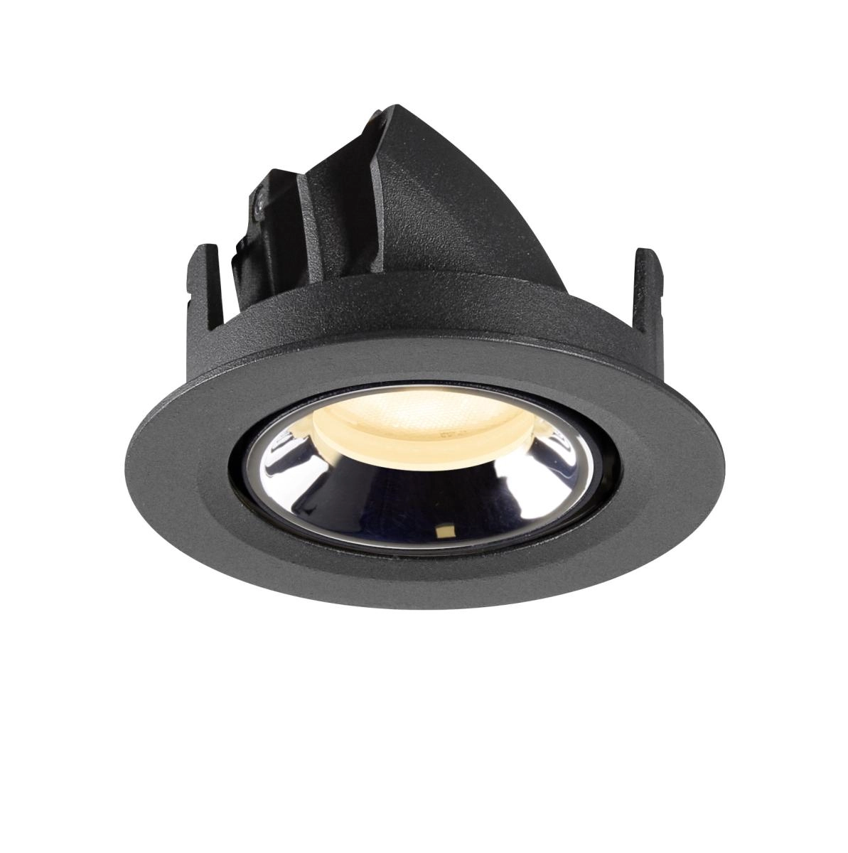 Inbouwspot Numinos Gimble XS zwart/chroom 3000K - 55gr SLV 4024163307024