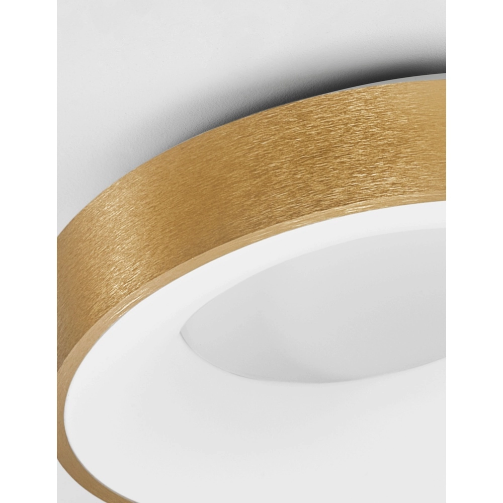 Plafondlamp Rando Thin goud Ø 38cm Lyora 5212017420046