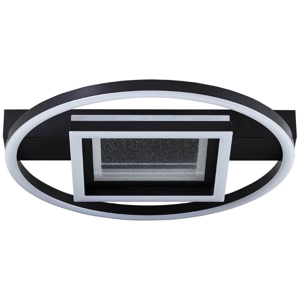 Plafondlamp Queens rond met vierkant Brilliant 4004353428340