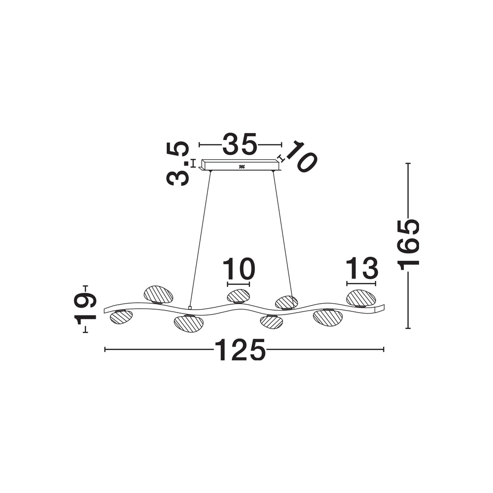 Zwarte hanglamp Severo design Lyora 5212063500372
