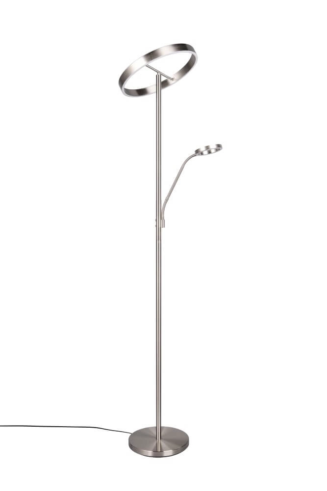 Design leeslamp Willis RVS - 180cm Trio 4017807618129