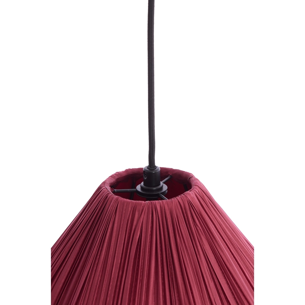 Hanglamp Verita Ø 36cm - bordeaux kap Light & Living 8717807832070