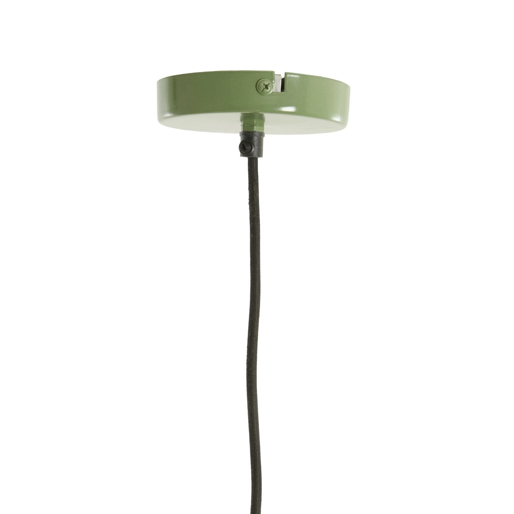 Japandi hanglamp Zubedo Ø 60cm - olijf groen Light & Living 8717807835897