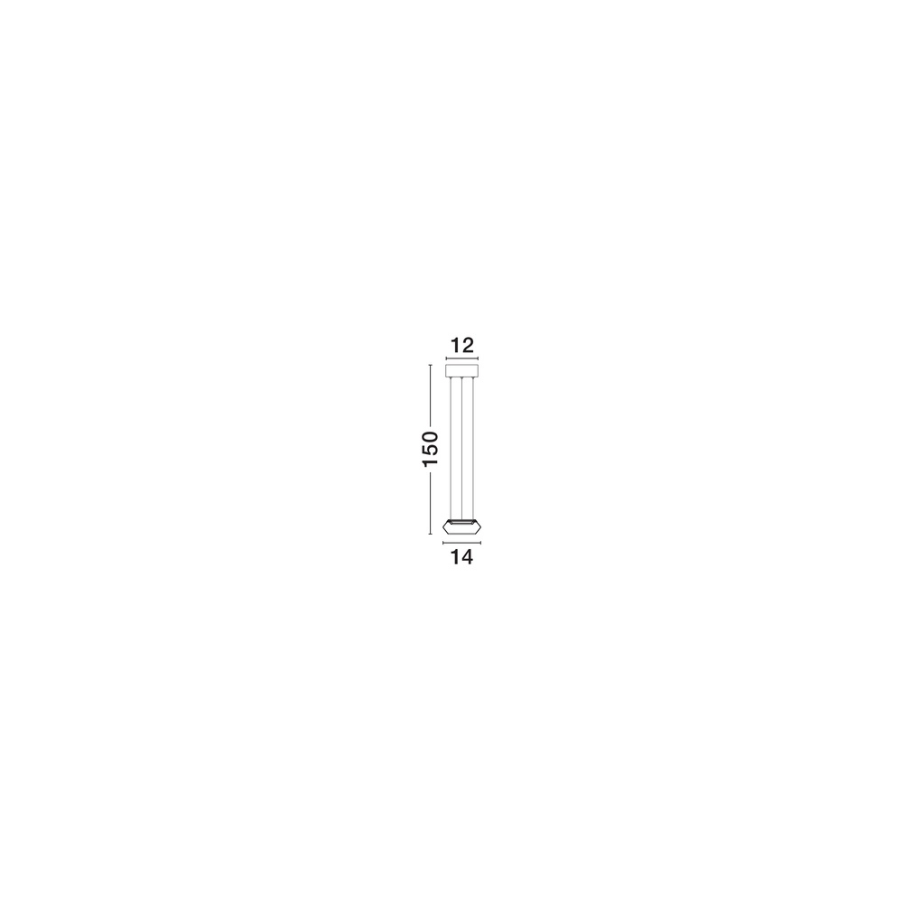 Strakke hanglamp Jailyn 1-lichts Lyora 5212017468383