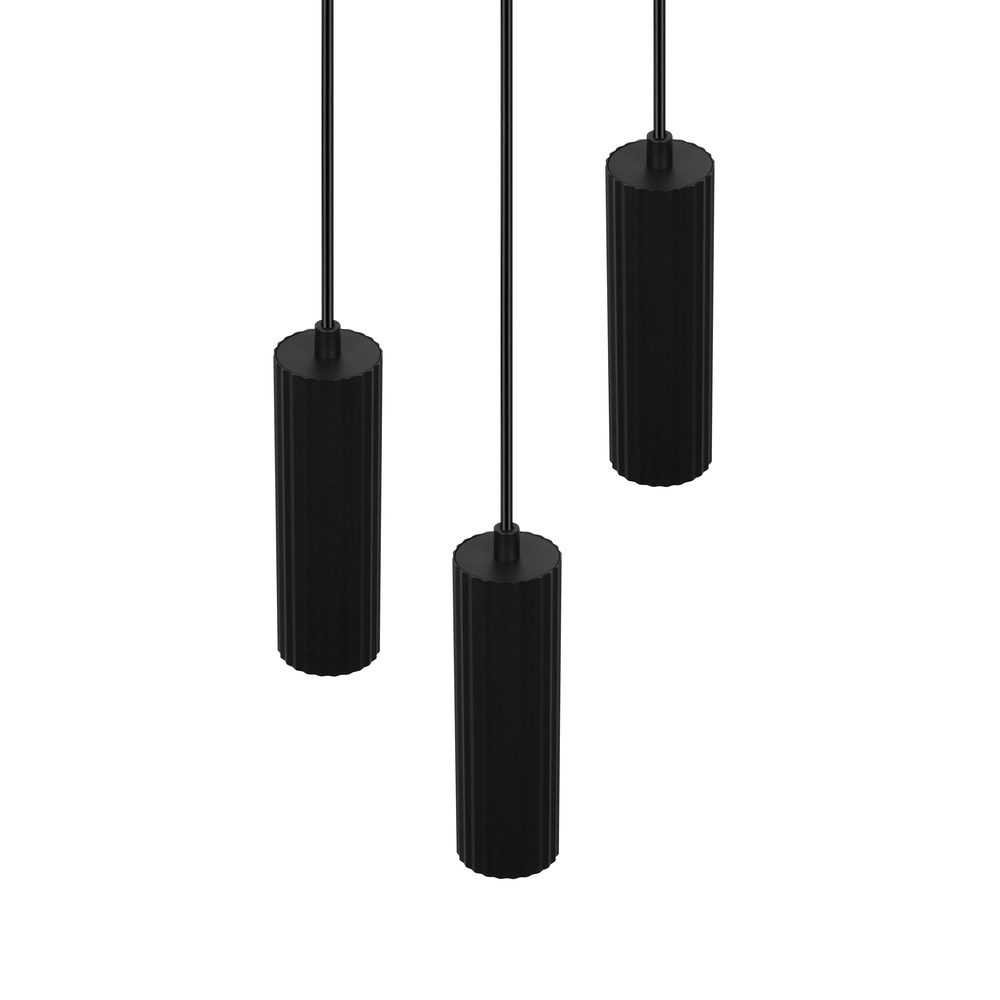3-lichts hanglamp Soka zwart Trio 4017807658590