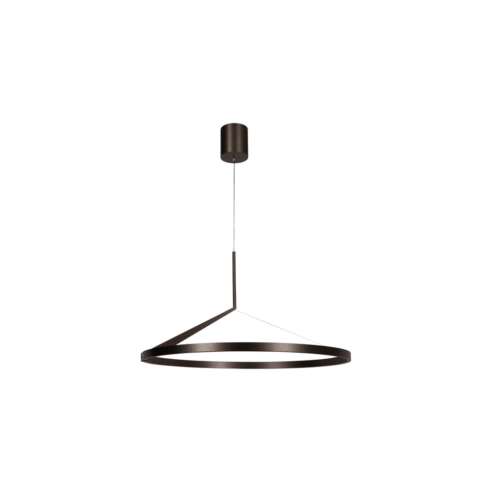 Strakke led hanglamp Applause geborsteld metaal - Ø 80cm Premium by Lucide 5411212221841