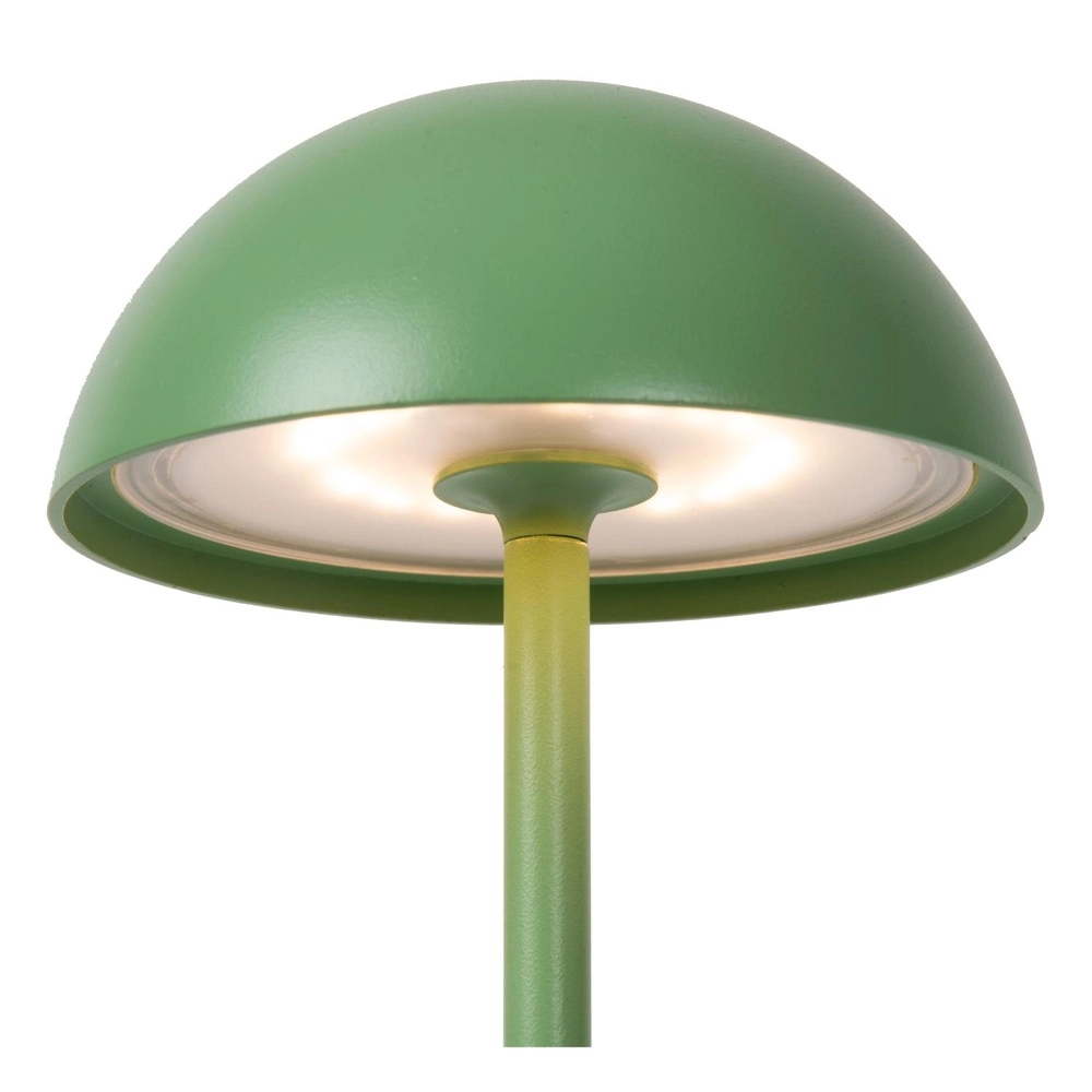 Oplaadbare tafellamp Joy IP54 groen Lucide 5411212151964