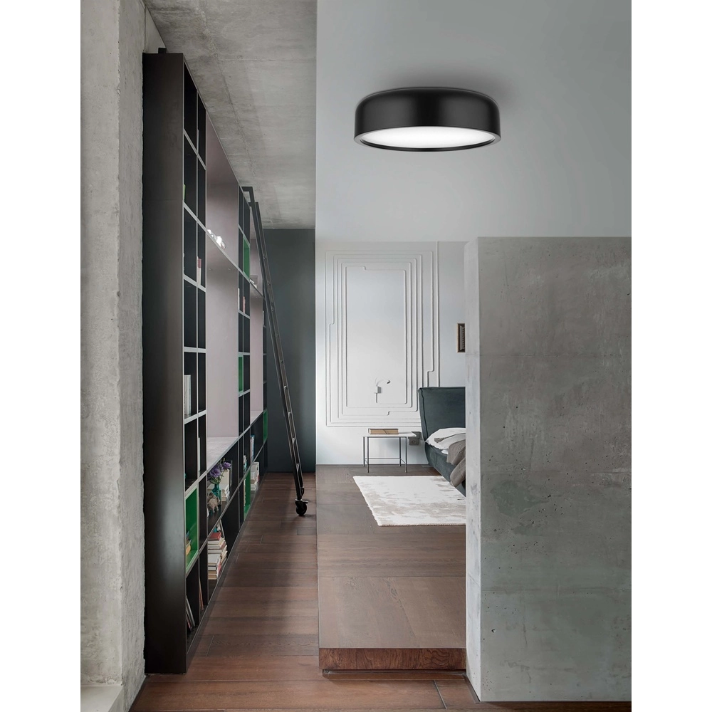 Design plafondlamp Perleto zwart Ø 35cm Design plafondlamp Perleto zwart Ø 35cm