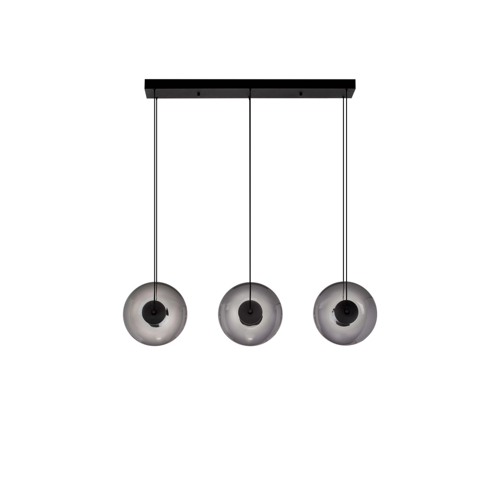 Unieke hanglamp Ballet zwart 3-lichts recht Lyora 5212017458421