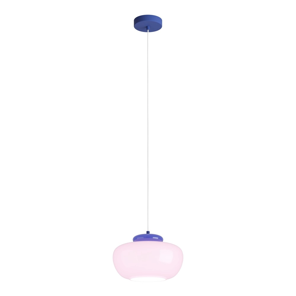 Design hanglamp Berardelli roze met blauw Ø 30cm Eglo 9008606404971
