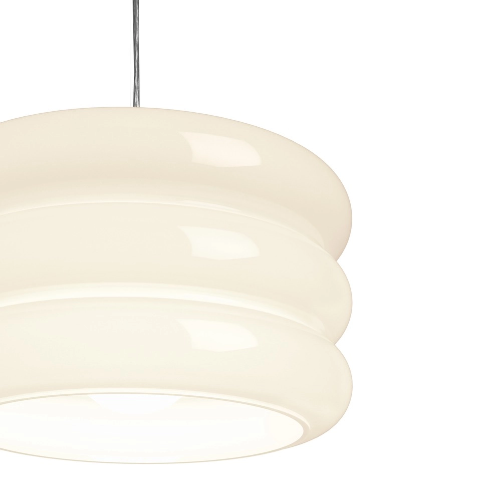 Design hanglamp Tortora chroom met wit Ø 20cm Eglo 9008606405558