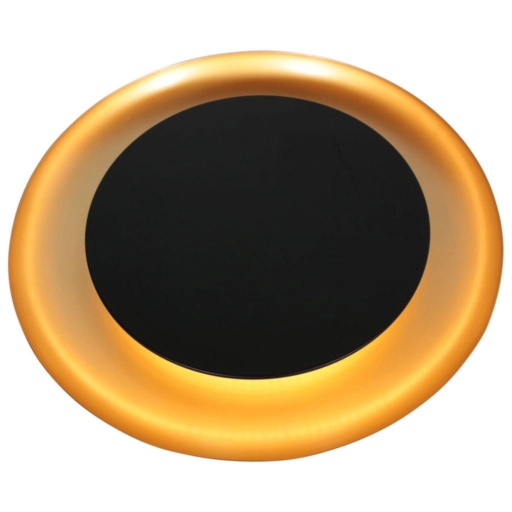 Moderne plafondlamp Golden Veil zwart met goud Steinhauer 8712746186772