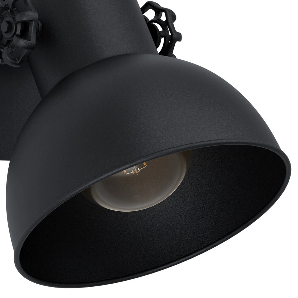 Zwarte wandspot Barnstaple Eglo 9002759434311