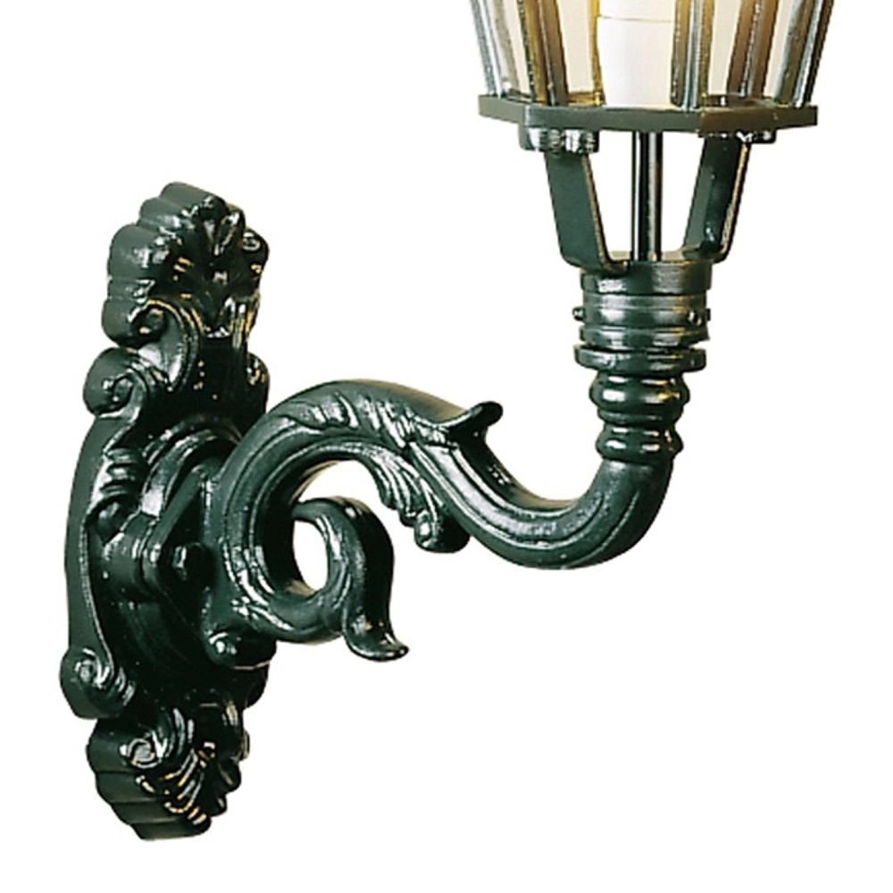 Wandlamp nostalgische stijl Braamt M 33 zwart KS Verlichting 8714732120807