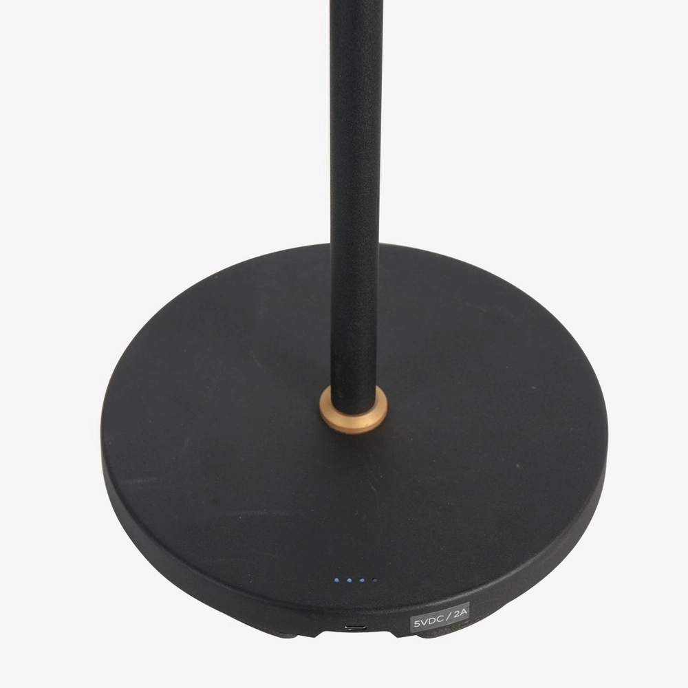 Design leeslamp Soleil zwart met gouden kap Steinhauer 8712746177381