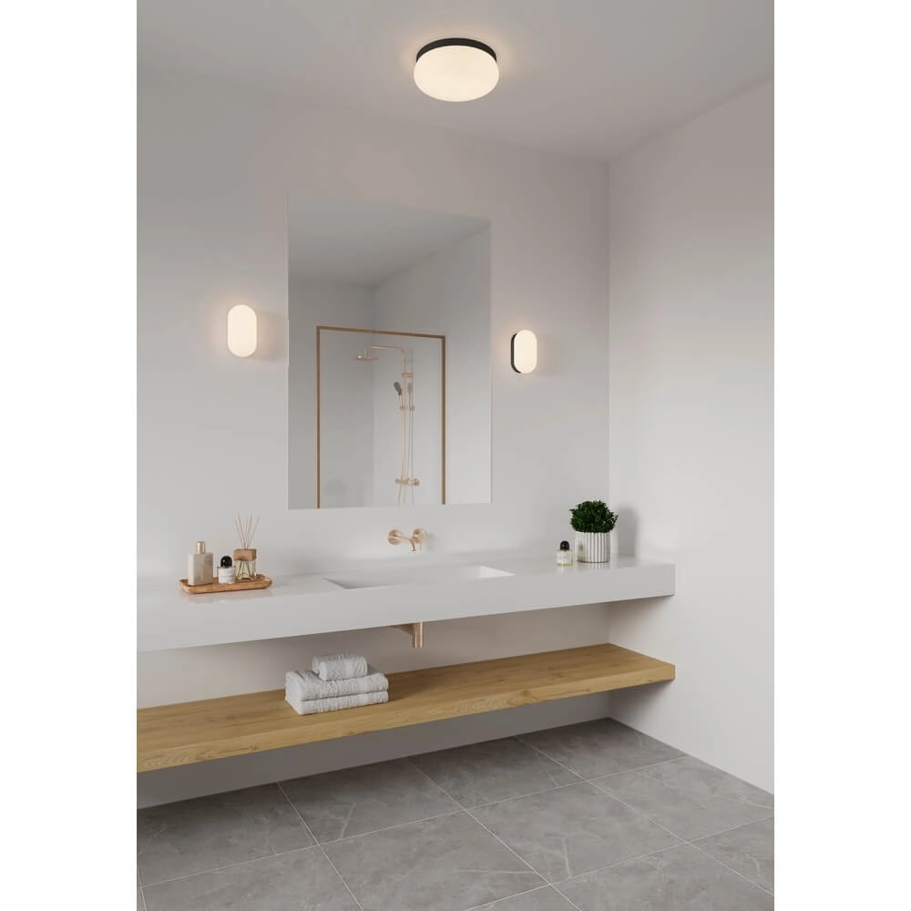 Plafondlamp Foam zwart ovaal Nordlux 5704924012563
