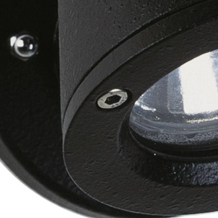 Zwarte wandspot buiten Orientable 10cm Albert 4007235621532