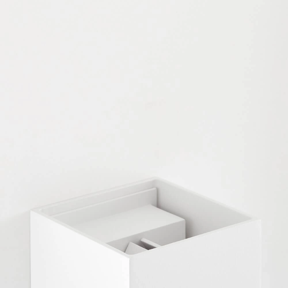 Wandlamp Isak 10 x 10cm wit Brilliant 4004353349270