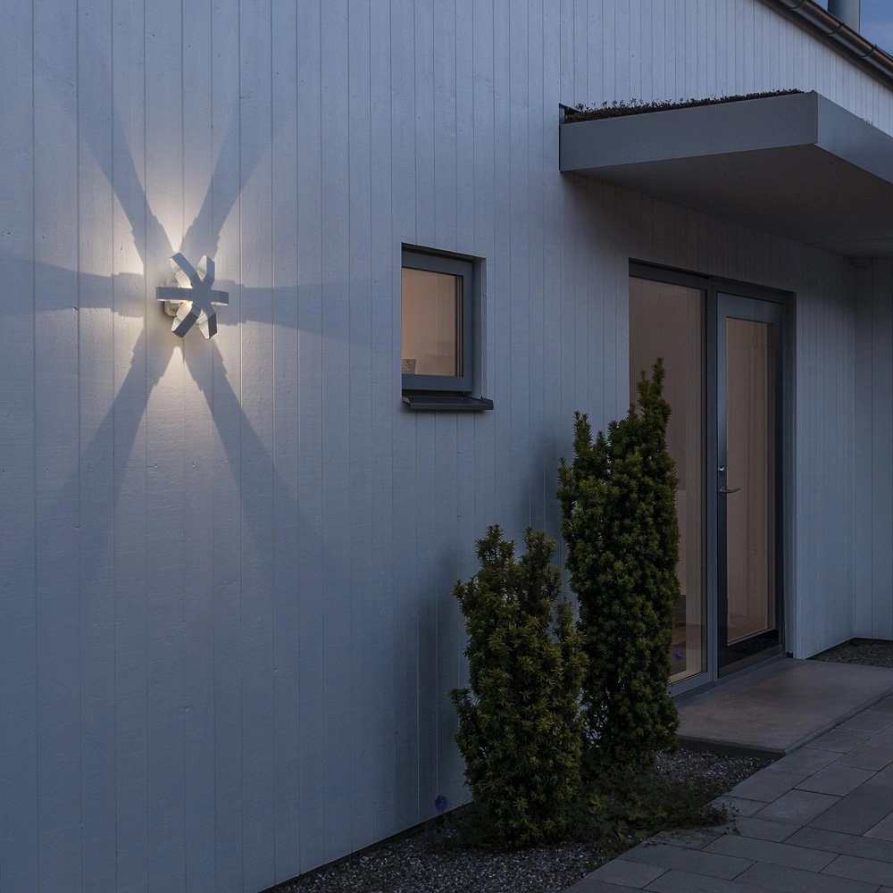 Ultra design buitenlamp Pescara Star 25cm wit KonstSmide 7318307977257