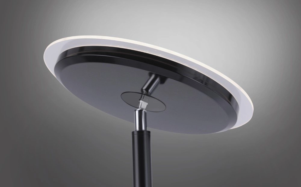 Design leeslamp Hans Round zwart Just Light 4043689949945